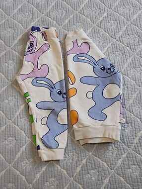 Mainio Multicolor Bunnies Sweatsuit 2/3Y